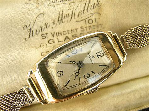 1935 gold rolex|Rolex art deco watches.